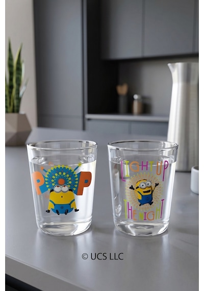 Minions Lisanslı 2'li Su Bardağı 315 Cc Çok Renkli