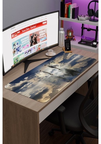 Omniscient Reader's Viewpoint Anime V3 - 90x40 Xxl Gaming Kauçuk Kaymaz Taban Mouse Pad Fare Altlığı