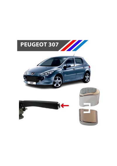 Peugeot 307 Uyumlu El Fren Tabanca Düğmesi Krom 470198