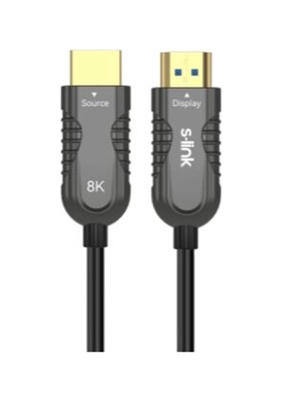 S-link Sl-hm8k020 Hdmı To Hdmı 20m V2.1 8k60 Hz 4k 120hz Fiber Kablo Kdo