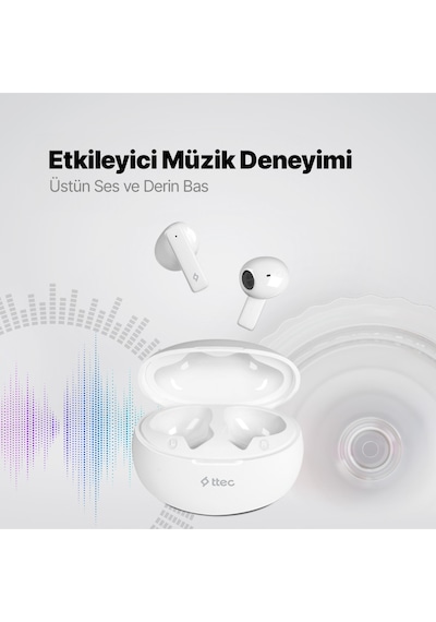 Ttec 2KM153B AirBeat BUZZ1  Buzz Gerçek Kablosuz TWS Bluetooth Kulaklık