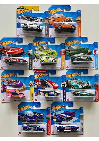 Hot Wheels 10'lu Başlangıç Seti (10 Farklı Model)