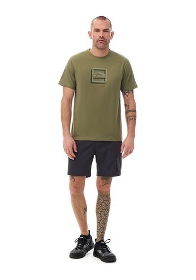Columbia Csc Illuminated Brand Erkek Kısa Kollu T-shirt Cs0474 Yeşil