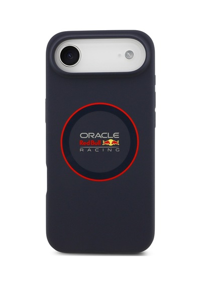 Apple Uyumlu iPhone 17 Air  Kılıf Redbull Lisanslı M-safeli Kırmızı Halka Ve Logo Silikon Kapak Lacivert Lacivert