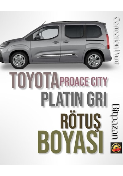 Toyota Proce City Tekno Gri - Kca - Fırçalı Rötuş Boyası 20 Ml