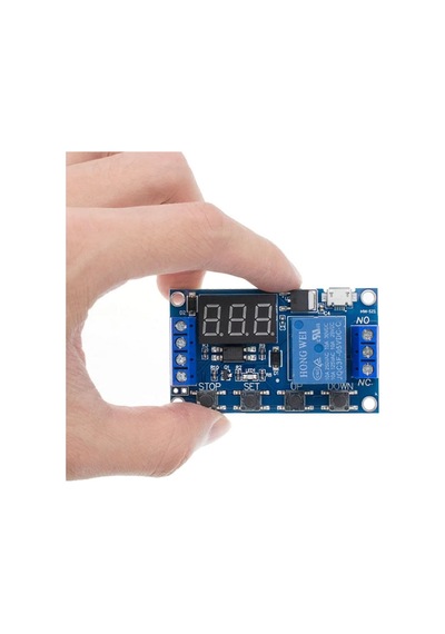 Zamanlayıcı Timer Röle Modül Gecikmeli Başlangıç 3 Hane 7