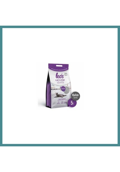 Leos Cat Litter Lavanta Kokulu Kalın Taneli Kedi Kumu 5 Lt Mac