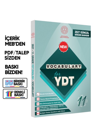 2027 Ydt Mebi İngilizce 11.sınıf 8li Konu Anlatımı Ve Soru Bankası Kitap Seti Çözümlü Baskı Ücreti