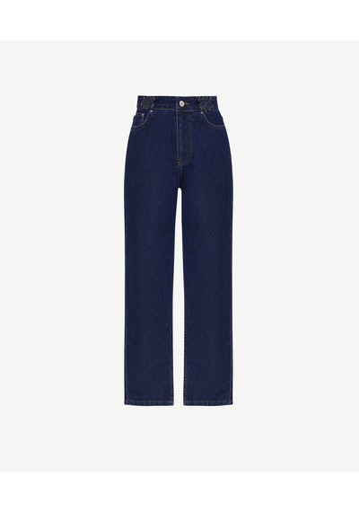 Yargıcı Mom Yüksek Bel Pantolon 26ykpn3053x 515 Mavi