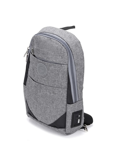 Strong Kulaklık Çıkışlı Tek Kol Göğüs Ve Sırt Çantası ,çapraz Çanta Body Bag Tk02 Gri
