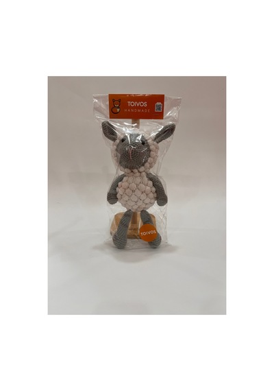 Amigurumi Kuzu Organik Oyuncak Gri