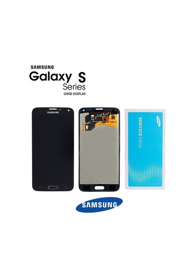 Samsung Uyumlu Galaxy S5 G900 Lcd Ekran Dokunmatik Siyah Servis Gh97-159