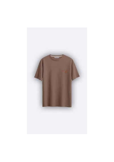 Oversize Unisex Toprak T-shirt - Avcı TOPRAK