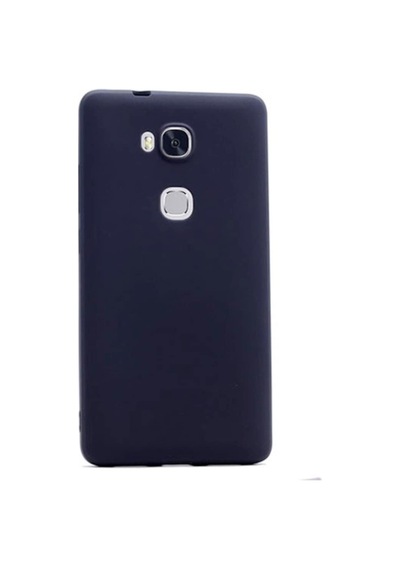 Huawei Gr5 Kilif Tam Esnek Mat Estetik Silikon Kapak Lacivert 282919473