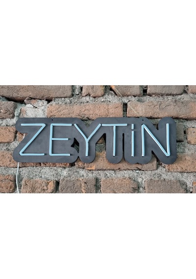 Zeytin Yazılı Neon Led Duvar Aydınlatması