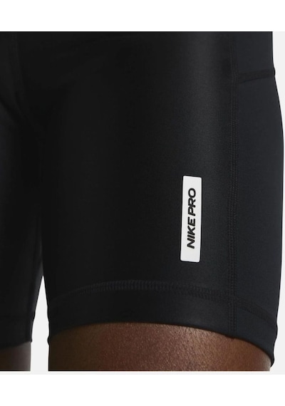 Nike Normal Belli 18 Cm Kadın Bisiklet Şortu siyah