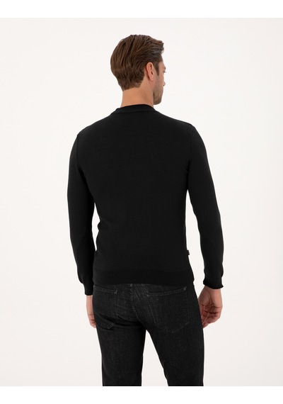Pierre Cardin Erkek Siyah Kazak /triko 50314188-vr046 Siyah