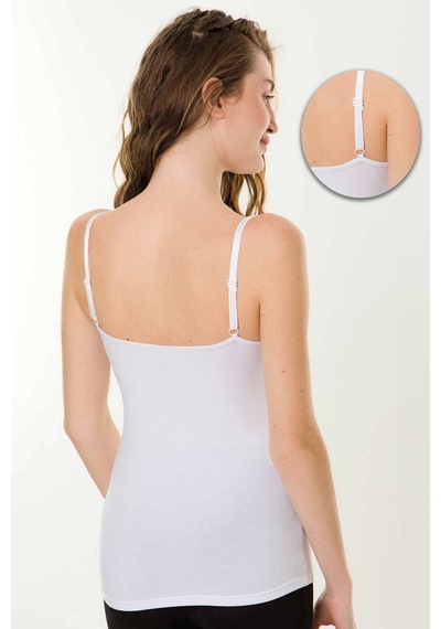 Parlingerie Kadın Modal Atlet Beyaz