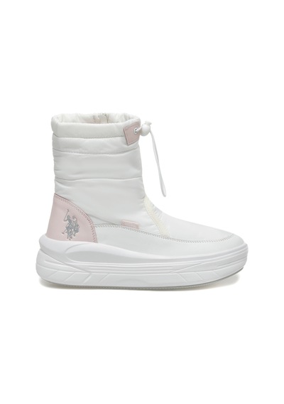 U.S. Polo Assn. LOWELL 2PR Beyaz Kadın Bot Beyaz
