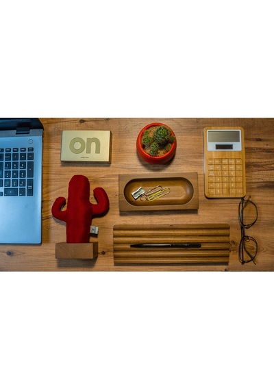 Kayigo Woody Üçlü Ofis Seti Açık Kahverengi 11368737