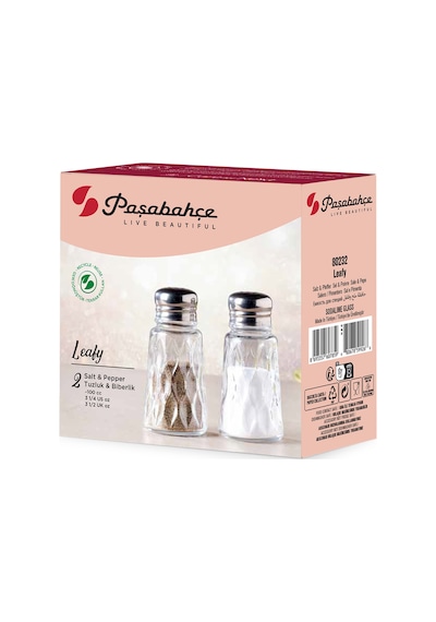 Paşabahçe Leafy Tuzluk-biberlik-baharatlık 100 Cc 5 Adet Çok Renkli