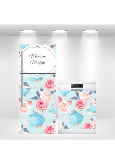 Buzdolabı Ve Bulaşık Makinesi Kapak Sticker İsimli