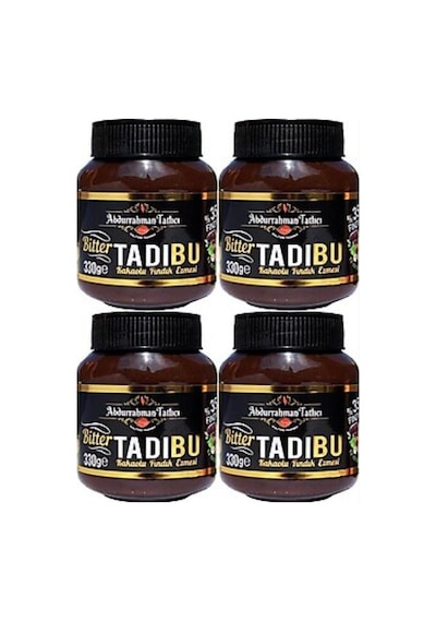Tadibu Bitter Kakaolu Fındık Ezmesi 4 Adet 330 Gr