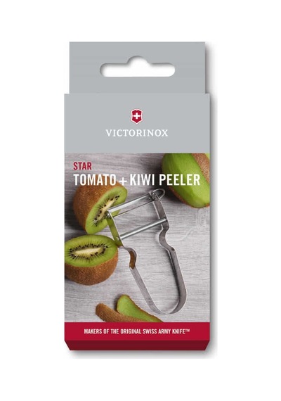 Victorinox Star Alüminyum Tırtıklı Çift Kenar Soyacak 6.0913 Gümüş