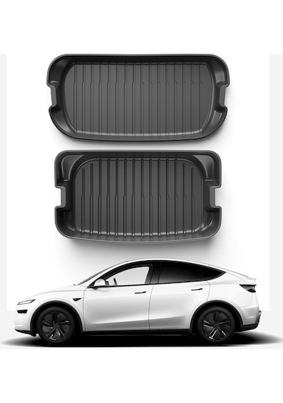 Tesla Juniper Arka Bagaj Paspası - Sert Plastik - Siyah