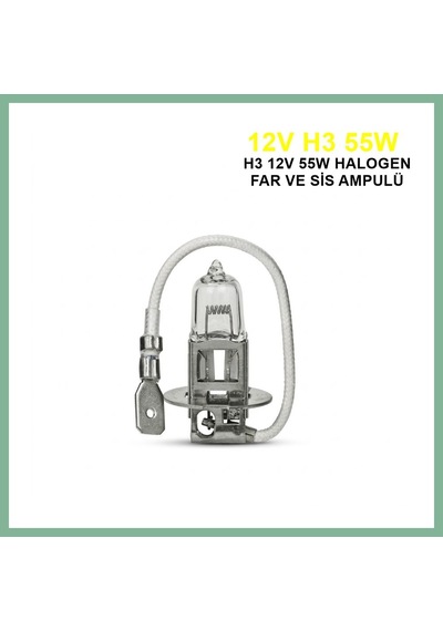Bşkvirgo Trifa H3 Halojen Far Ampülü 12v 55watt Sarı Bsk2026