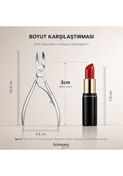 Transformacion Pedikür Tırnak Makası Çelik Tırnak Et Pensi Manikür Makası Solingen Profesyonel 718176
