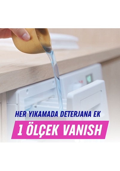 Vanish Oxi Action Deterjan Güçlendirici ve Leke Çıkarıcı Sıvı Renkliler 1 L x 2 + Beyaz 1 L x 2