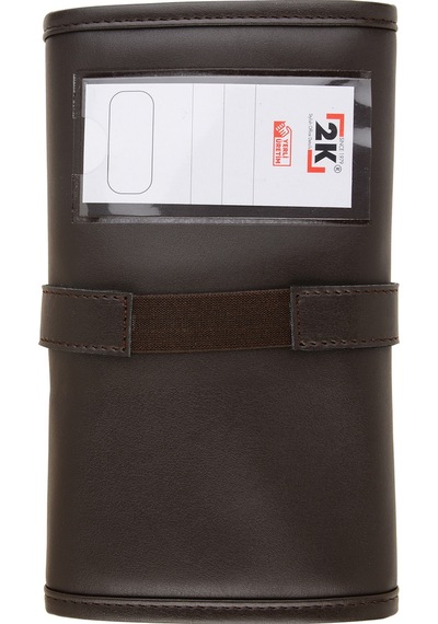 2k Rulo Kalemlik,sanatsal Kalemlik,dereceli Kalem,teknik Çizim Çantası,vegan 24'lü,çıtçıtlı,açık 21 58 Cm.,kahve Kahverengi