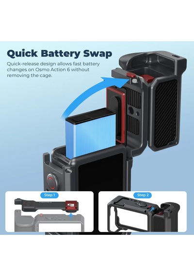 Freewell Djı Osmo Action 6 Creator Pro Cage Siyah