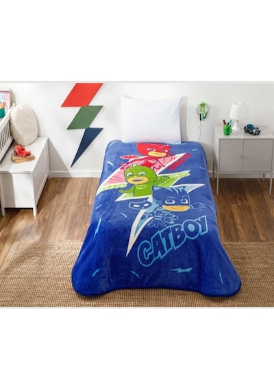 Taç Lisanslı Battaniye Pj Masks Heroes Tek Kişilik