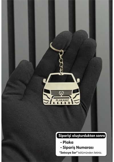 Volkswagen Transporter Anahtarlık Paslanmaz Çelik