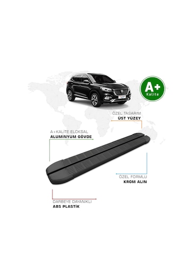 Mg Hs Yan Basamak 2021 Model Ve Sonrası S-line Siyah