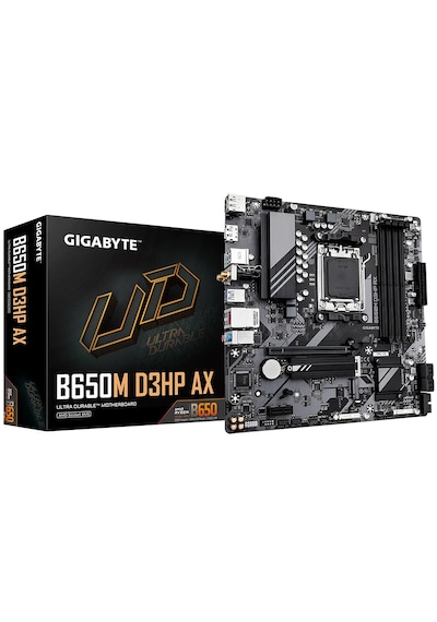 Gigabyte B650M D3HP AX AMD B650 8000 MHz (OC) DDR5 Soket AM5 mATX Anakart