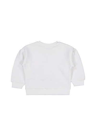 Civil Girls Tavşan Nakışlı 2-5 Yaş Sweatshirt - Ekru