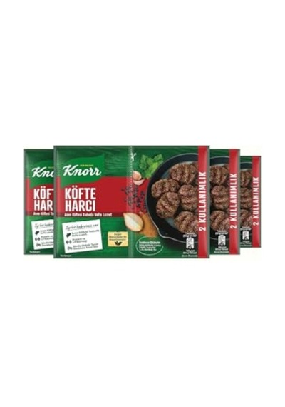 Knorr Köfte Harcı, Geleneksel Köfte Baharatı, 82 Gr, 4 Paket