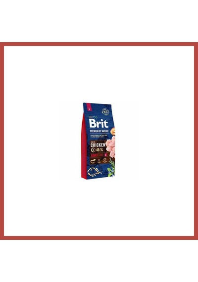 Brit Premium By Nature Adult Büyük Irk Tavuklu Yetişkin Köpek Maması 15 Kg Erdotıca