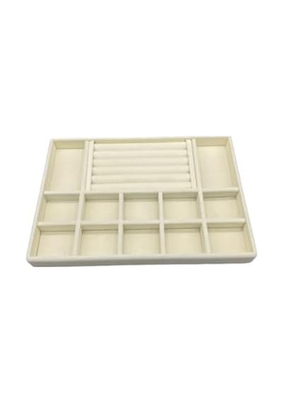 İstanbul Model Süet Kumaş Krem Renk 24/34 Cm Takı Sergileme Standı Diğer