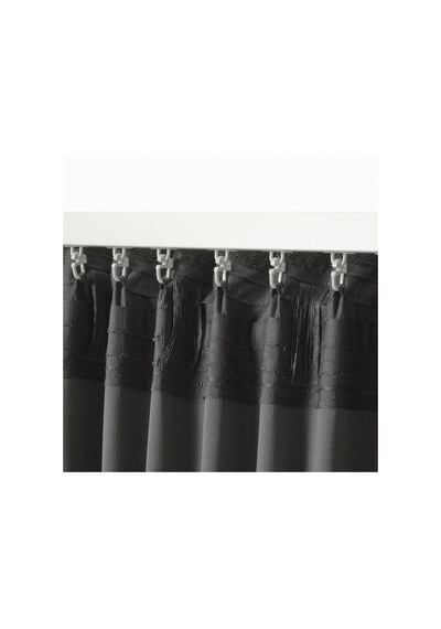 Karartma Perde/2 Kanat, Antrasit, 145x300 Cm Gri
