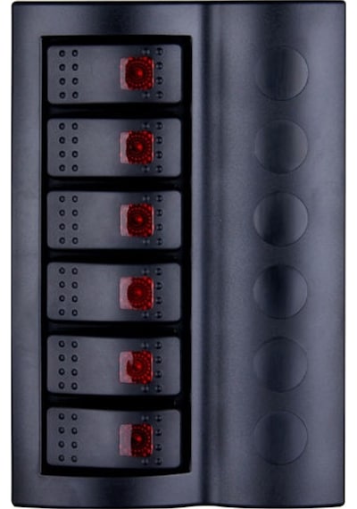 6'Lı Otomatik Sigortalı Marin Switch Panel