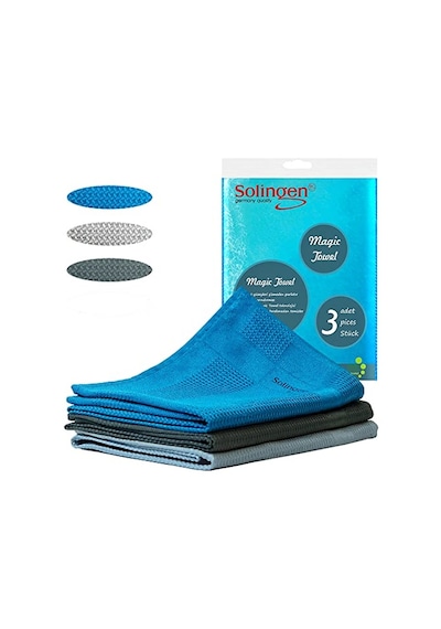 Temizlik Bezi Mikrofiber Cam Bezi İz Bırakmayan Sihirli Bezler 3 Adet 40x60 Cm Açık Bej