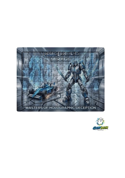 Ghostbastır Design Transformers Mirage 99 Parça Ayaklı Puzzle Dekoratif Çocuk Yapbozu 0208