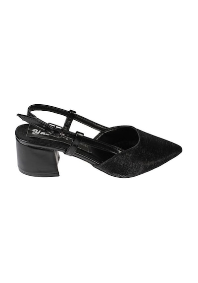 Yazkış Kadın Siyah Gümüş Parlak Kumaş Arkası Acık Sivri Burun 6cm Kalın Topuk Abiya Ayakkabı Altın Yazkış Kadın Siyah Gümüş Parlak Kumaş Arkası Acık Sivri Burun 6cm Kalın Topuk Abiya Ayakkabı Altın