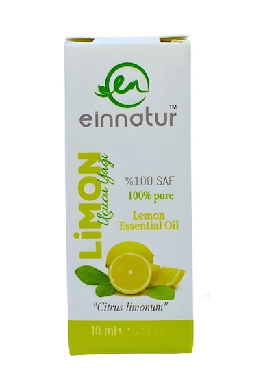 Einnatur Limon Uçucu Yağı %100 Saf Citrus Limonum Essential Oil 10 ML