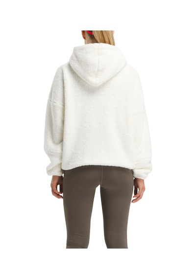Reebok Lux Cozy Plush Hoodıe Ekru Kadın Sweatshirt 000000000101552387 Bej