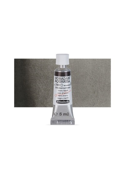 Schmincke : Horadam Aquarelle Tüp Sulu Boya : İvory Black 5 Ml